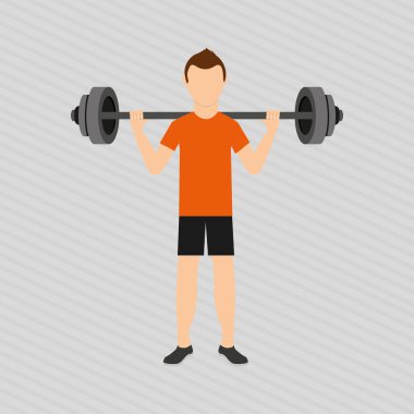 spor salonu spor simgesi tasarım