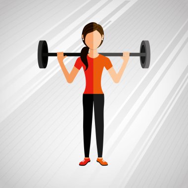 spor salonu spor simgesi tasarım