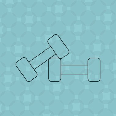 spor salonu spor simgesi tasarım