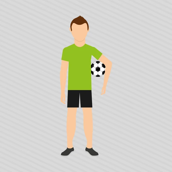 Conception de pratique sportive — Image vectorielle