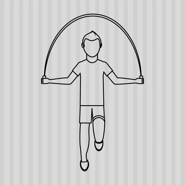 Gym sport ikony designu — Stockový vektor