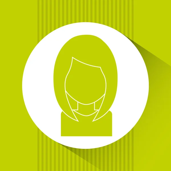 Persona avatar diseño — Vector de stock