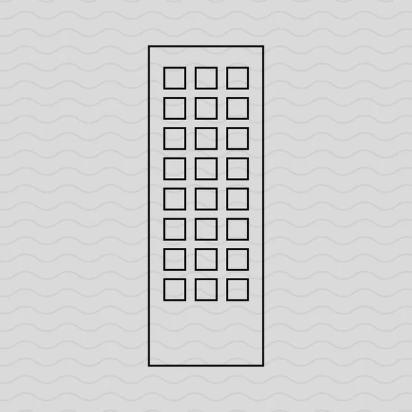 Pictogram gebouwontwerp — Stockvector