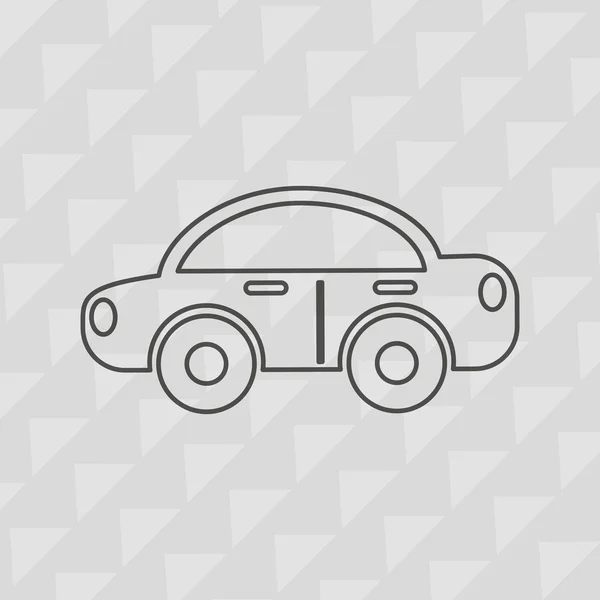 Diseño de icono de coche — Vector de stock