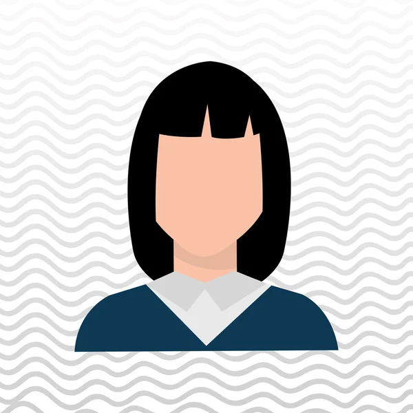 Person Avatar-Design — Stockvektor