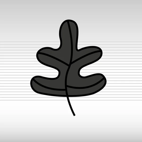 Design der Blattsymbole — Stockvektor