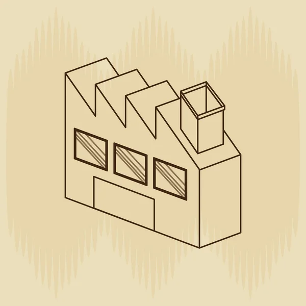 Diseño del icono del edificio — Vector de stock