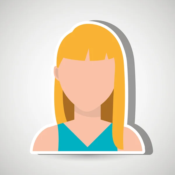 Persoon avatar ontwerp — Stockvector