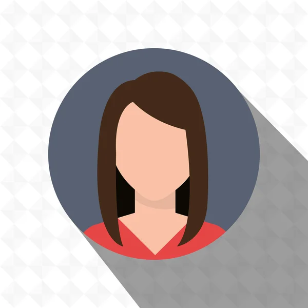 Persona avatar diseño — Vector de stock