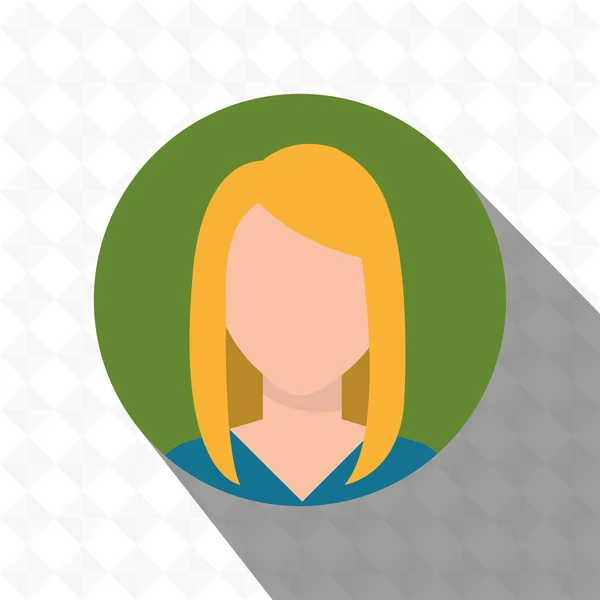 Személyt avatar design — Stock Vector