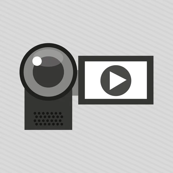 Videocamera ontwerp — Stockvector