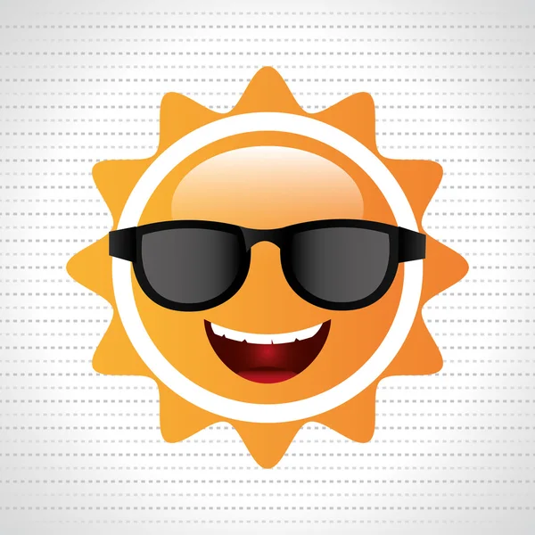 Sun ikon tervezés — Stock Vector