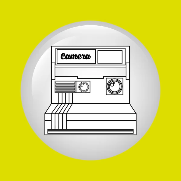 Camera icon design — Stock Vector