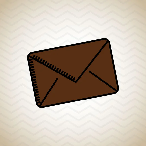 Diseño del icono de correo — Vector de stock