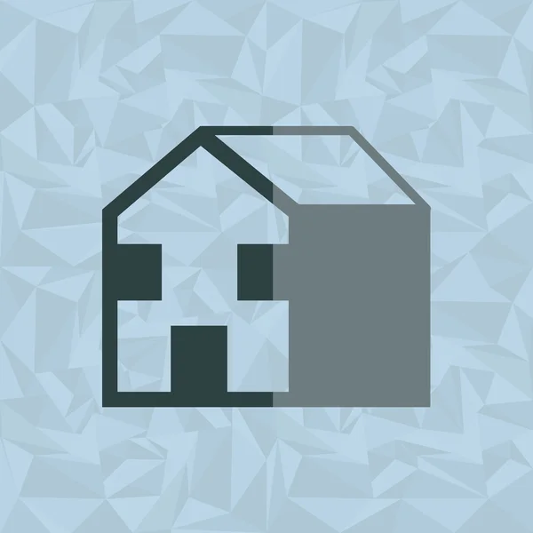 Conception d'icône de bâtiment — Image vectorielle