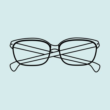 gözlük simgesi tasarım