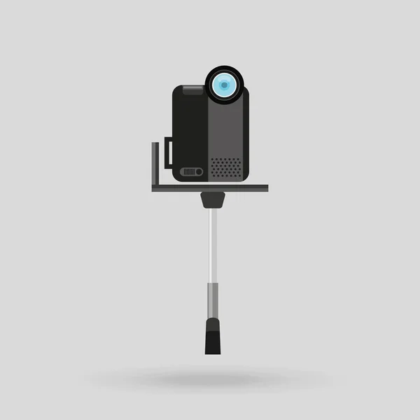 Diseño de cámara de vídeo — Vector de stock