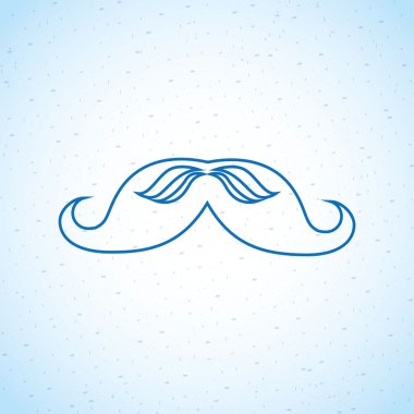 Bıyık simgesi tasarım