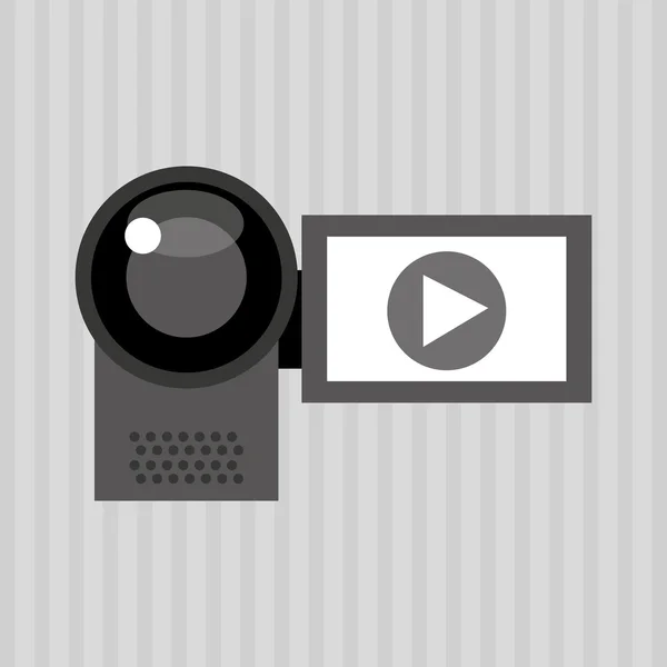 Videokamerans utformning — Stock vektor