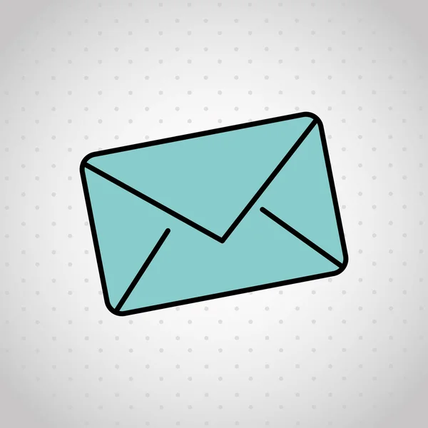 Diseño del icono de correo — Vector de stock