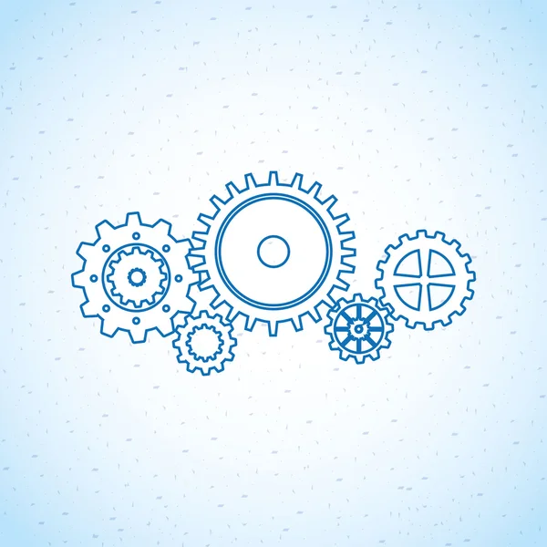 Gears pictogram ontwerp — Stockvector