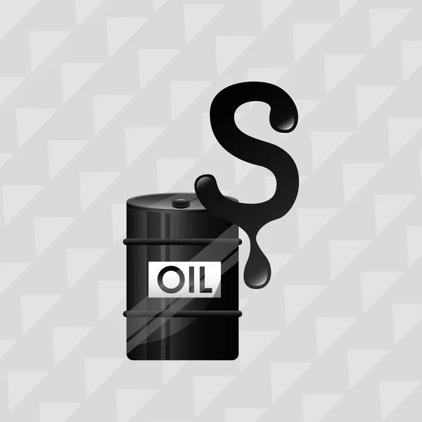 Conception d'industrie pétrolière — Image vectorielle