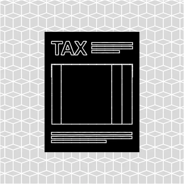 税の時間のデザイン — ストックベクタ
