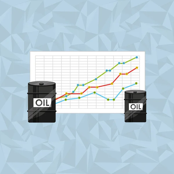 Oil industry  design — Stock Vector