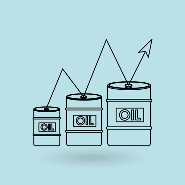 石油産業デザイン — ストックベクタ