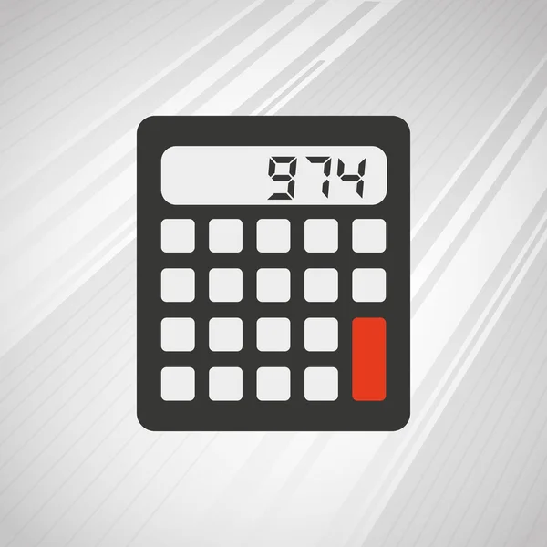 Kalkulator ikona designu — Wektor stockowy