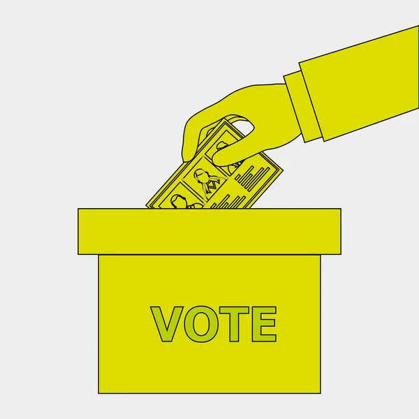 Diseño del icono de elecciones — Vector de stock