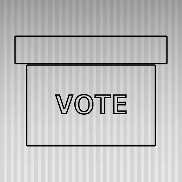 Diseño del icono de elecciones — Archivo Imágenes Vectoriales