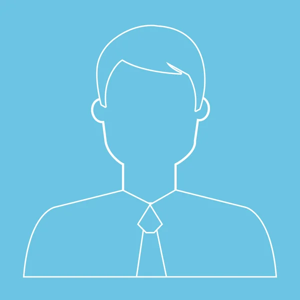 Pessoa avatar design — Vetor de Stock