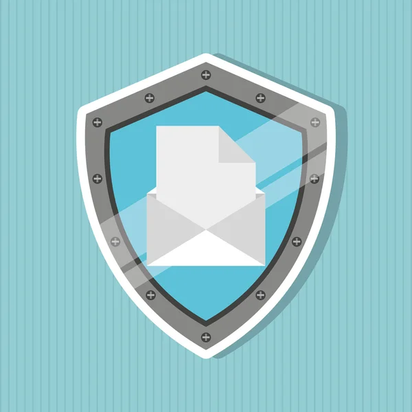 Diseño del sistema de seguridad — Vector de stock