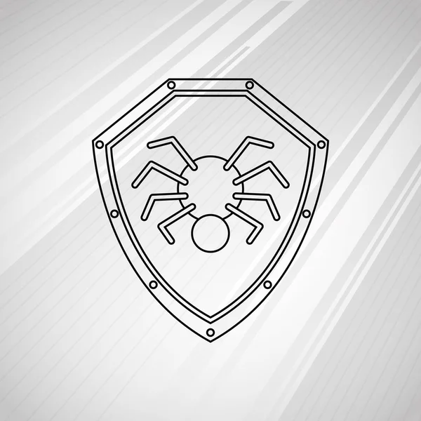 Diseño del sistema de seguridad — Vector de stock