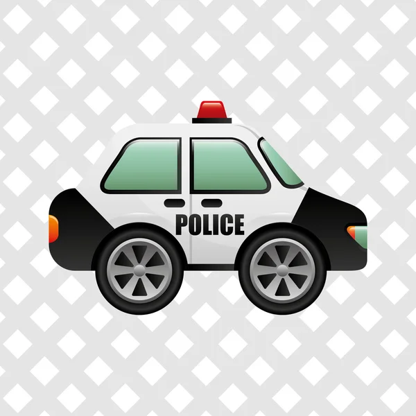 Desenho de serviço policial — Vetor de Stock