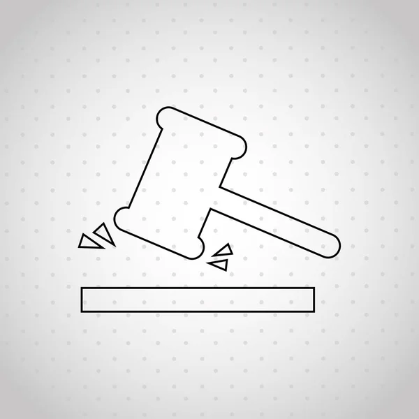 Diseño del concepto de justicia — Vector de stock