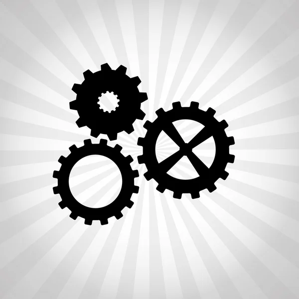 Gears-machinebouw — Stockvector