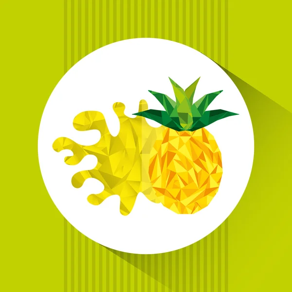 Diseño de fruta de zumo — Vector de stock