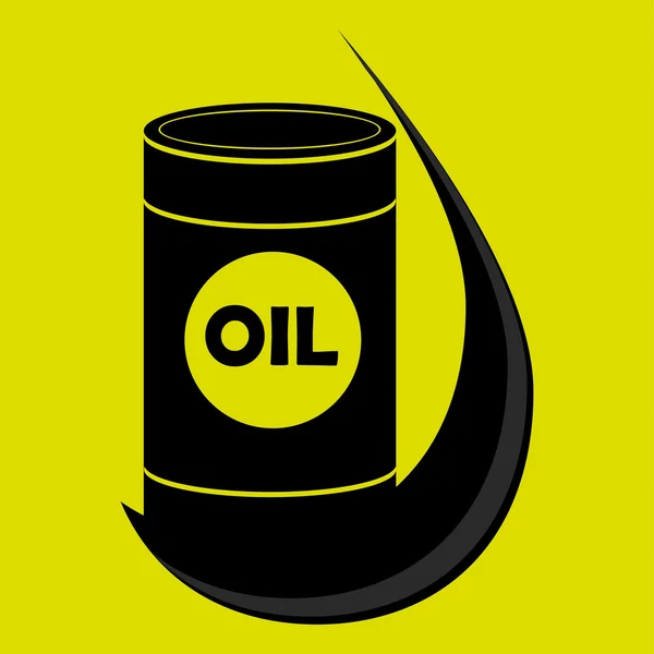 Design der Ölindustrie — Stockvektor