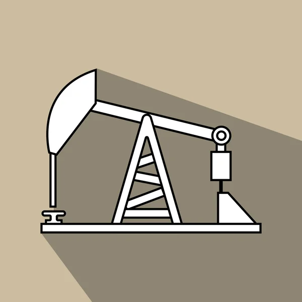 Diseño de la industria petrolera — Archivo Imágenes Vectoriales