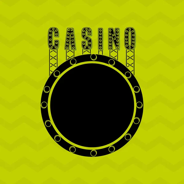 Casino jogo ícone design — Vetor de Stock