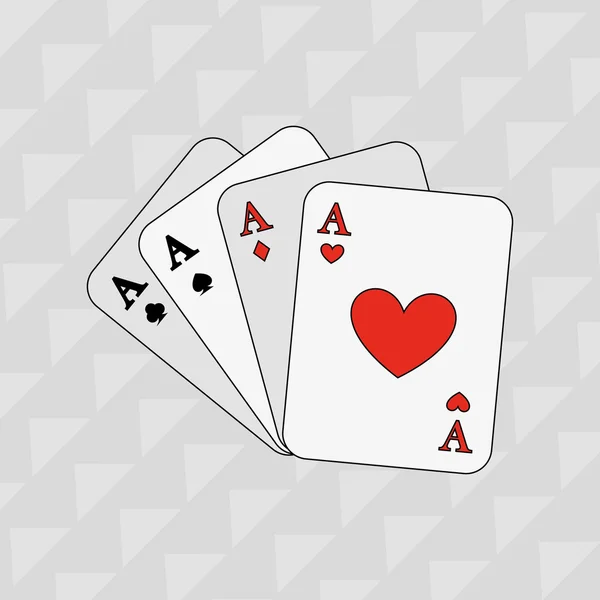 Jeu de casino icône design — Image vectorielle
