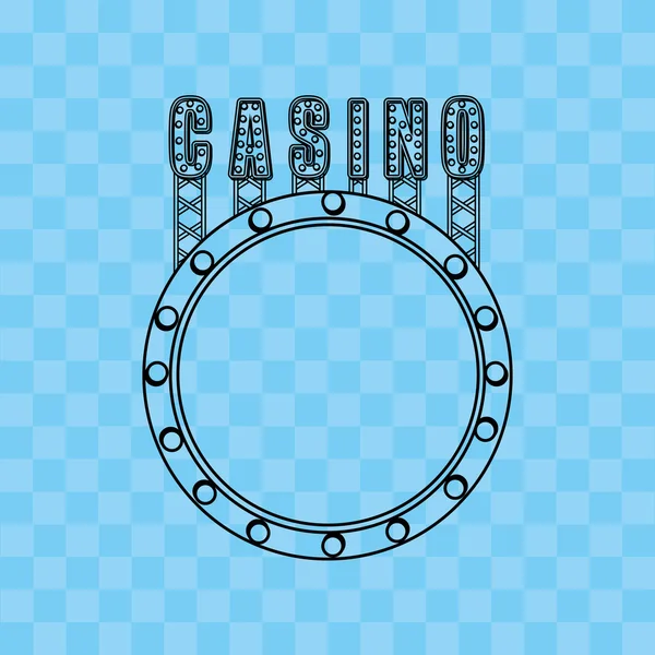 Casino oyun simgesi tasarım — Stok Vektör
