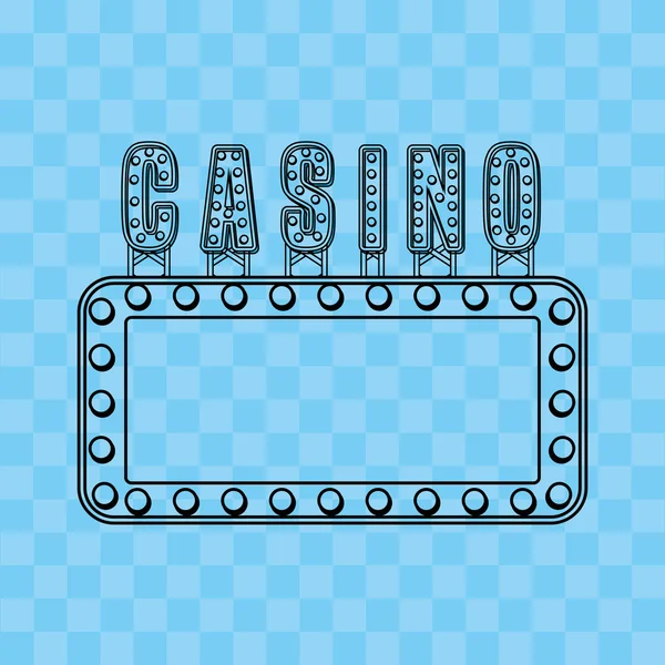 Casino jogo ícone design —  Vetores de Stock
