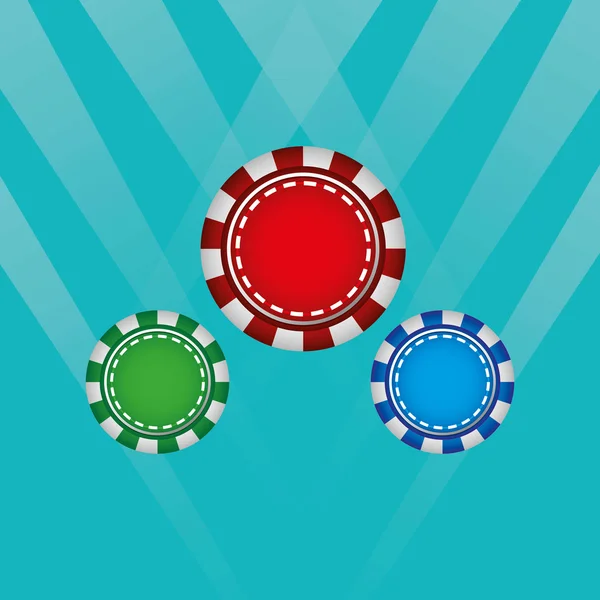 カジノ ゲームのアイコン デザイン — ストックベクタ