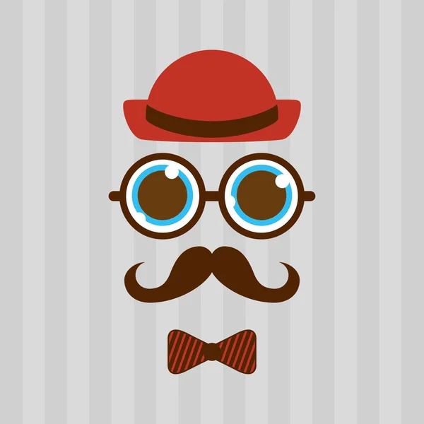 Design de style de vie Hipster — Image vectorielle