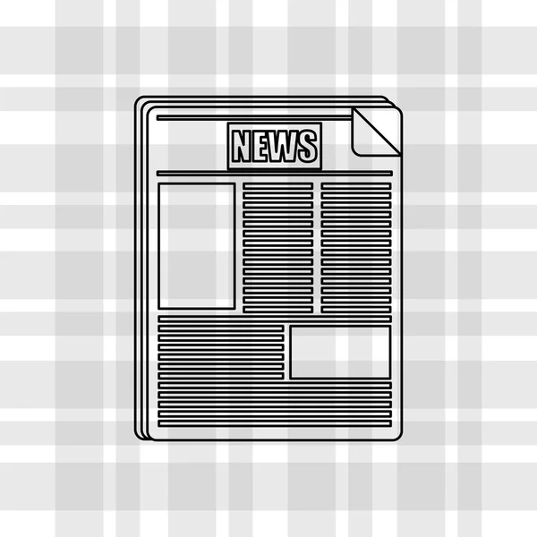 Breaking Nieuws ontwerp — Stockvector