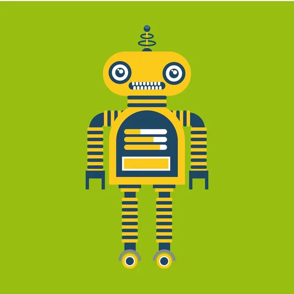 Robot concept design — Stock Vector