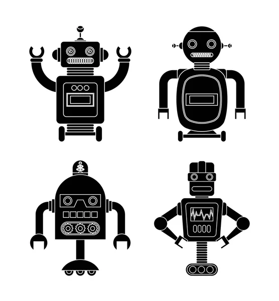 Robot concept design — Stock Vector